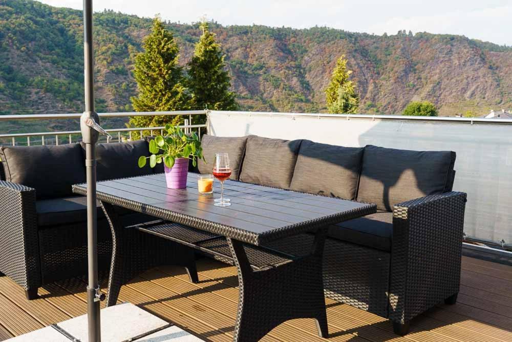Ferienwohnung Bergblick 코헴 외부 사진
